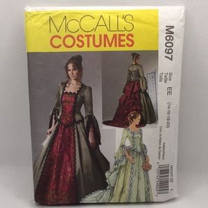 McCalls M6097 Women’s Historical Victorian Dress  Sewing Pattern (14-16-18-20)